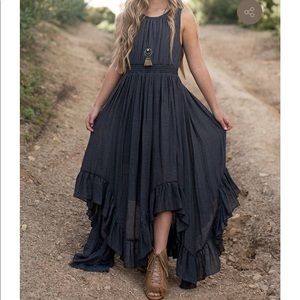 Joyfolie like new, worn once dress charcoal dress